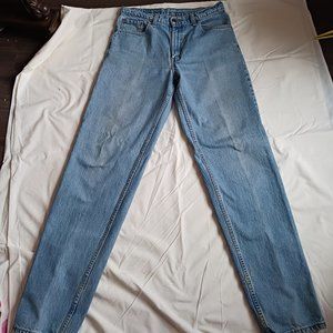 Levi's 550 Straight Leg Womens Blue 34 x 36 classic jeans